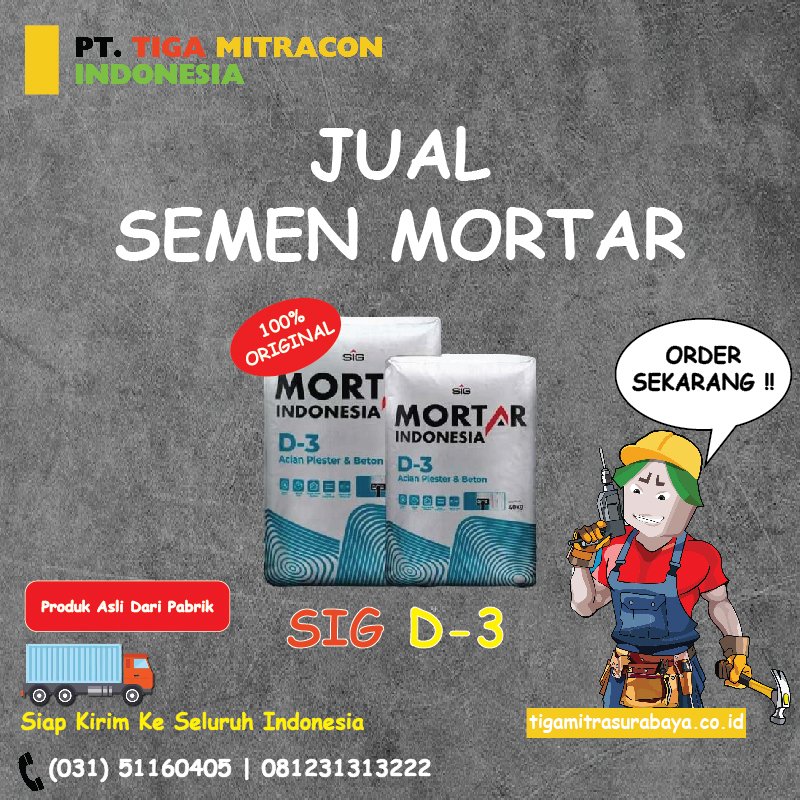 jual semen mortar d3