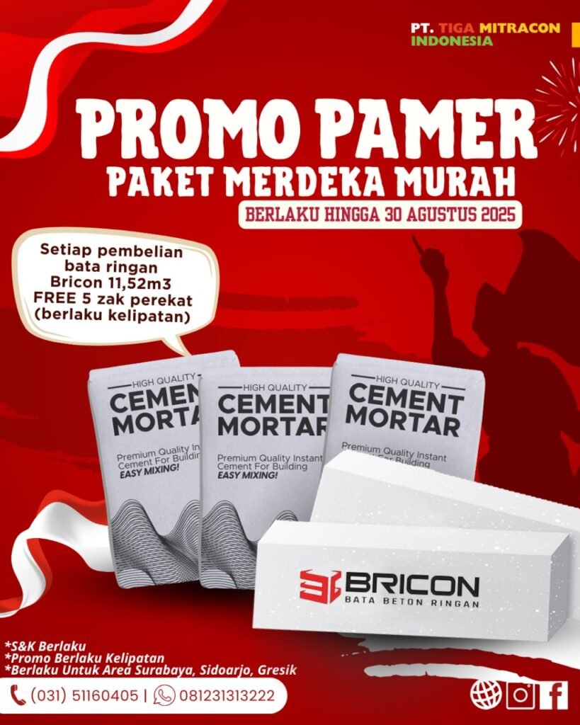 promo bata ringan bricon agustus