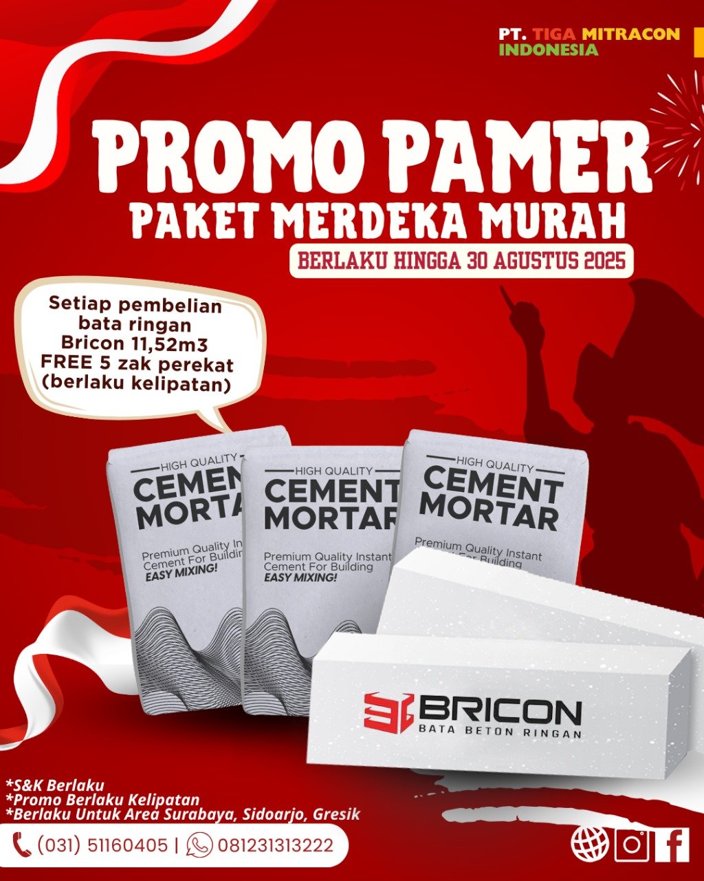 Promo Bata Ringan Bricon Agustus 2025