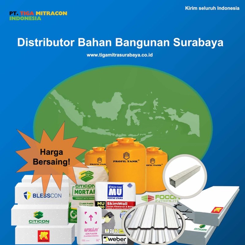 distributor bahan bangunan surabaya