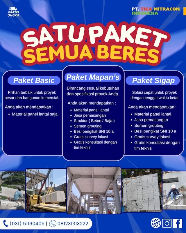 paket pasang panel lantai