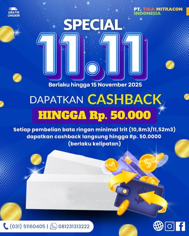 promo bata ringan november