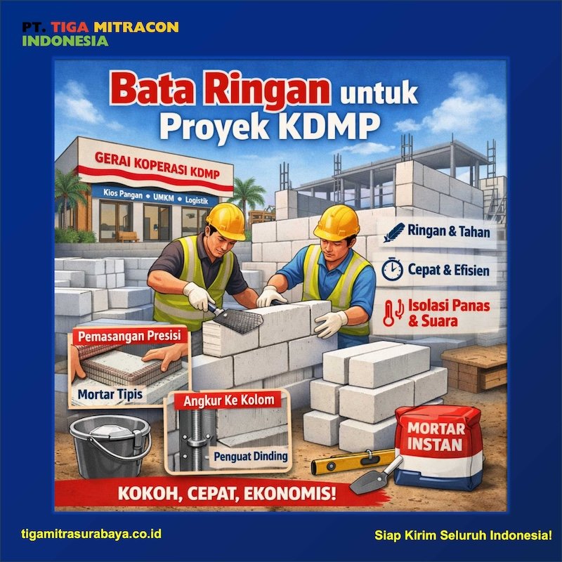 bata ringan proyek kdmp