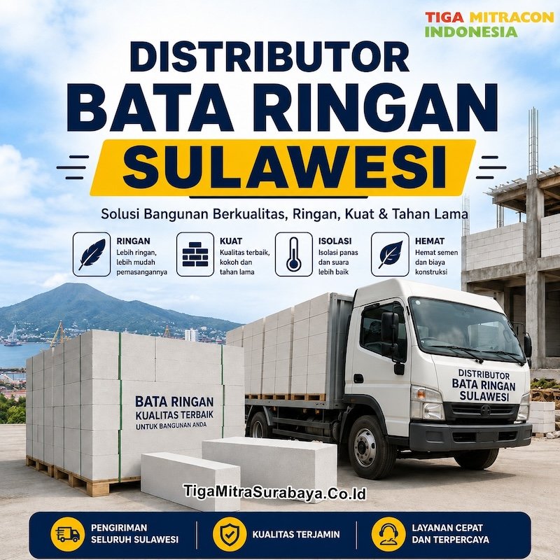 Distributor Bata Ringan Support Sulawesi