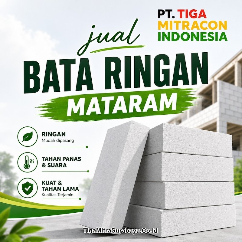 Jual Bata Ringan Mataram: Solusi Material Dinding Berkualitas untuk Berbagai Proyek Konstruksi