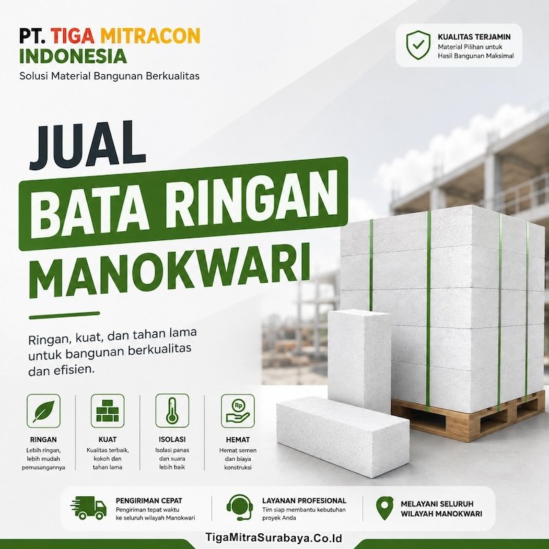 Jual Bata Ringan Manokwari – Harga Bersaing!