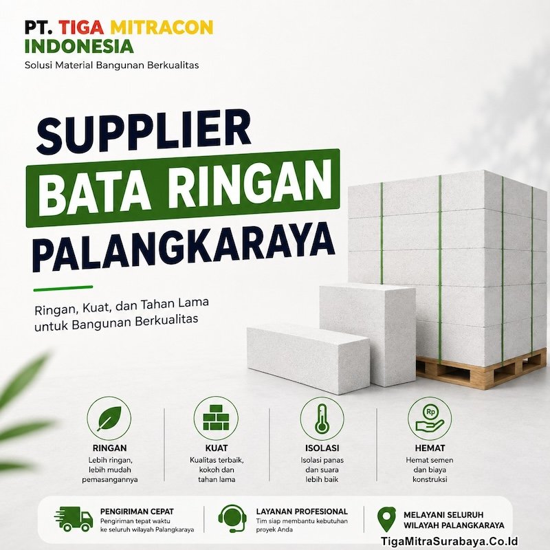 Supplier Bata Ringan Palangkaraya – Pengiriman Cepat