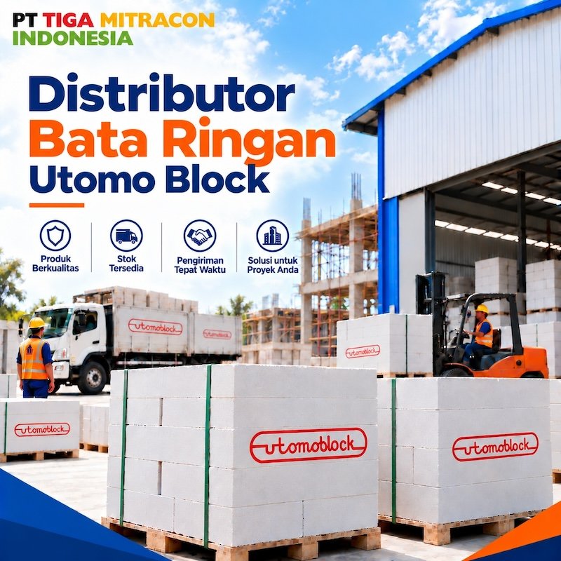 Distributor Bata Ringan Utomo Block, Solusi Material Bangunan Berkualitas dengan Harga Kompetitif